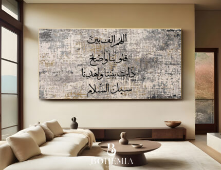 اللّهم ألِّف بين قلوبِنا، وأصلِح ذاتَ بينِنا، واهدِنا سُبُلَ السّلام
