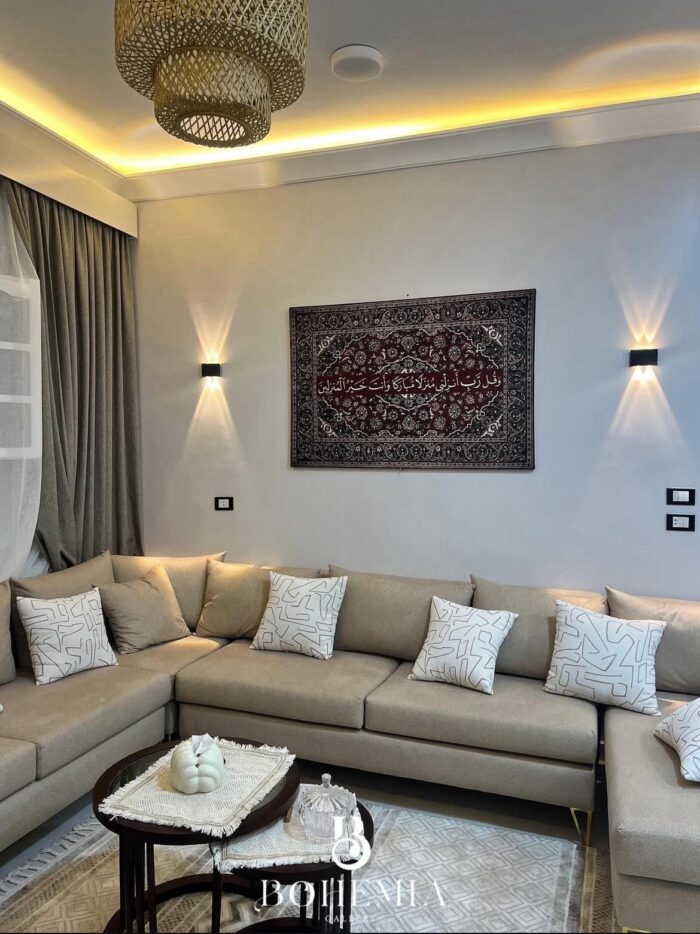 وَقُل رَّبِّ أَنزِلْنِي مُنزَلا مُّبَارَكًا وَأَنتَ خَيْرُ الْمُنزِلِينَ IN MAROON - Image 2